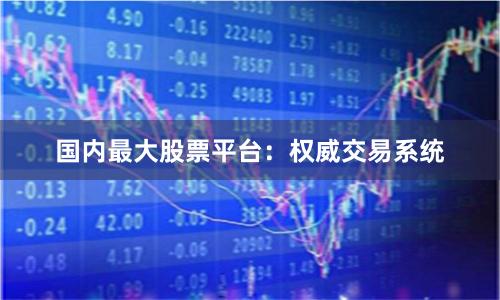 国内最大股票平台:权威交易系统